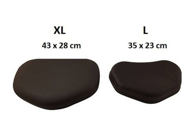 Siège XL (frais supplémentaires) et L (standard)