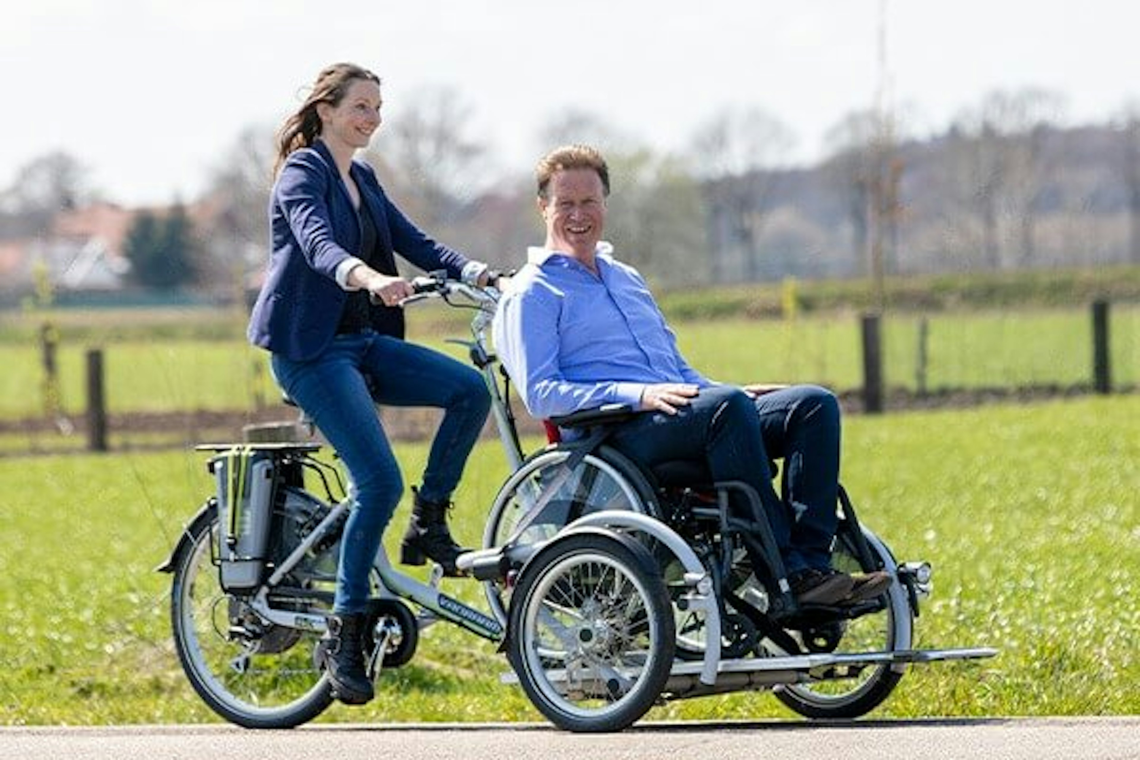 Van Raam Veloplus Rollstuhltransportfahrrad