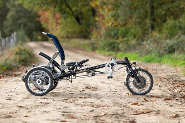 Unique riding characteristics of the Easy Sport Small trike Van raam