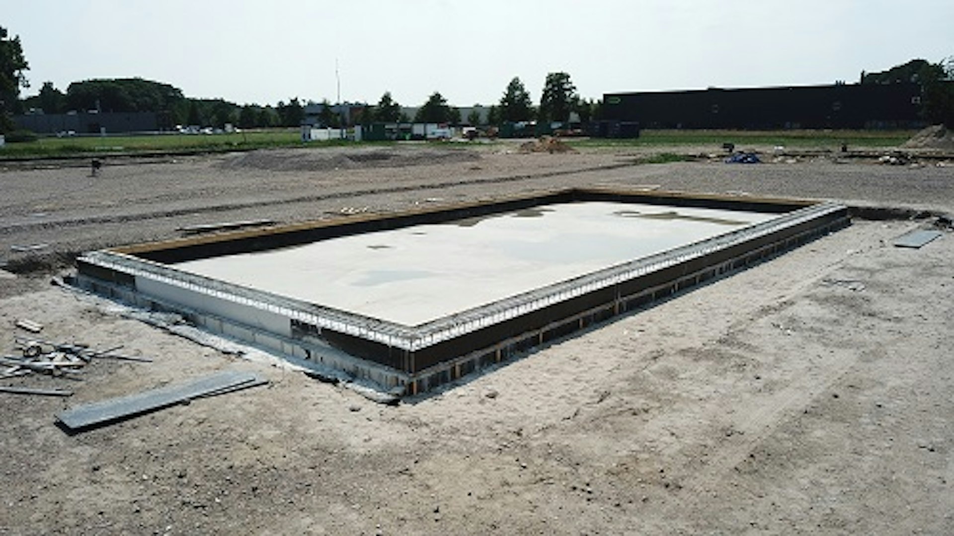 Verlaging spuiterij - nieuwbouw Van Raam