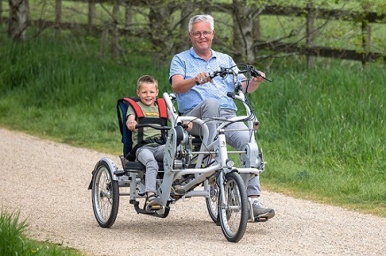 Duo-bike Fun2Go with child seat Van Raam