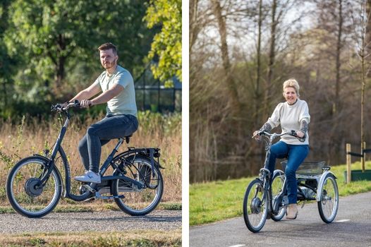 safe cycling Balance and the Maxi Comfort Van Raam