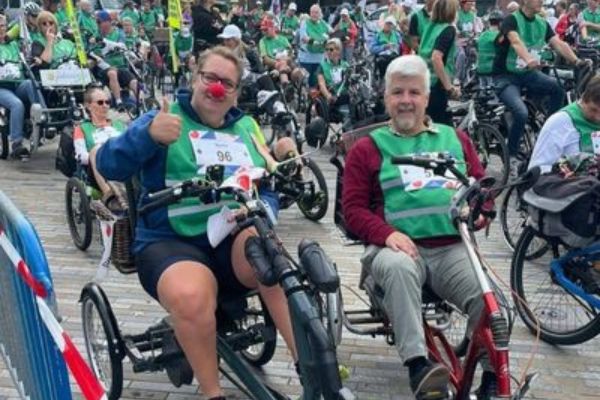 Van Raam Dreirad Fahrrad Easy Rider bei der Unbegrenzten Elfstädtetour