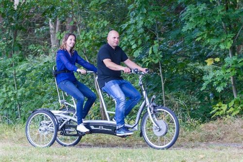 Van Raams stabiles Dreirad-Tandem