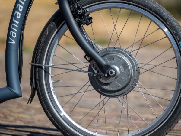 Renewed Balance low step through bike with pedal support Van Raam