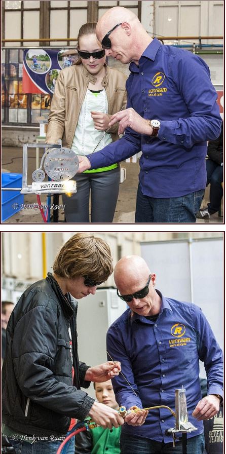 Techniekdag klokje solderen Van Raam