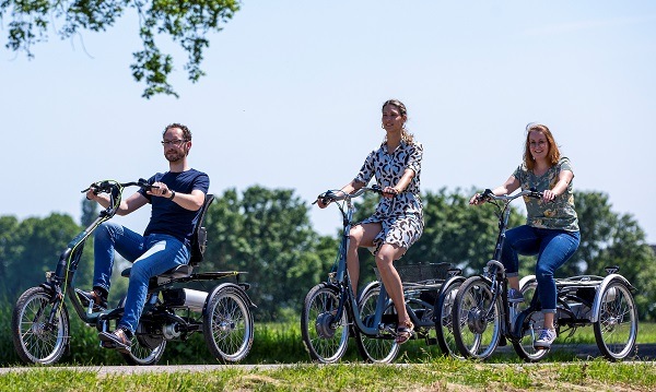 Een revalidatie fiets van Van Raam