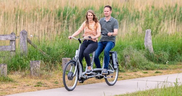Van Raam spezielle Fahrräder mieten in Belgien - Twinny Tandem