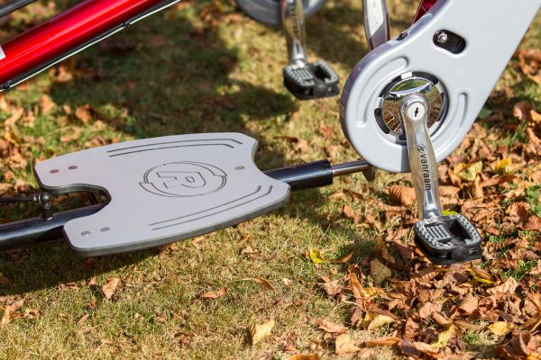 Option Van Raam side-by-side tandem retractable footplate