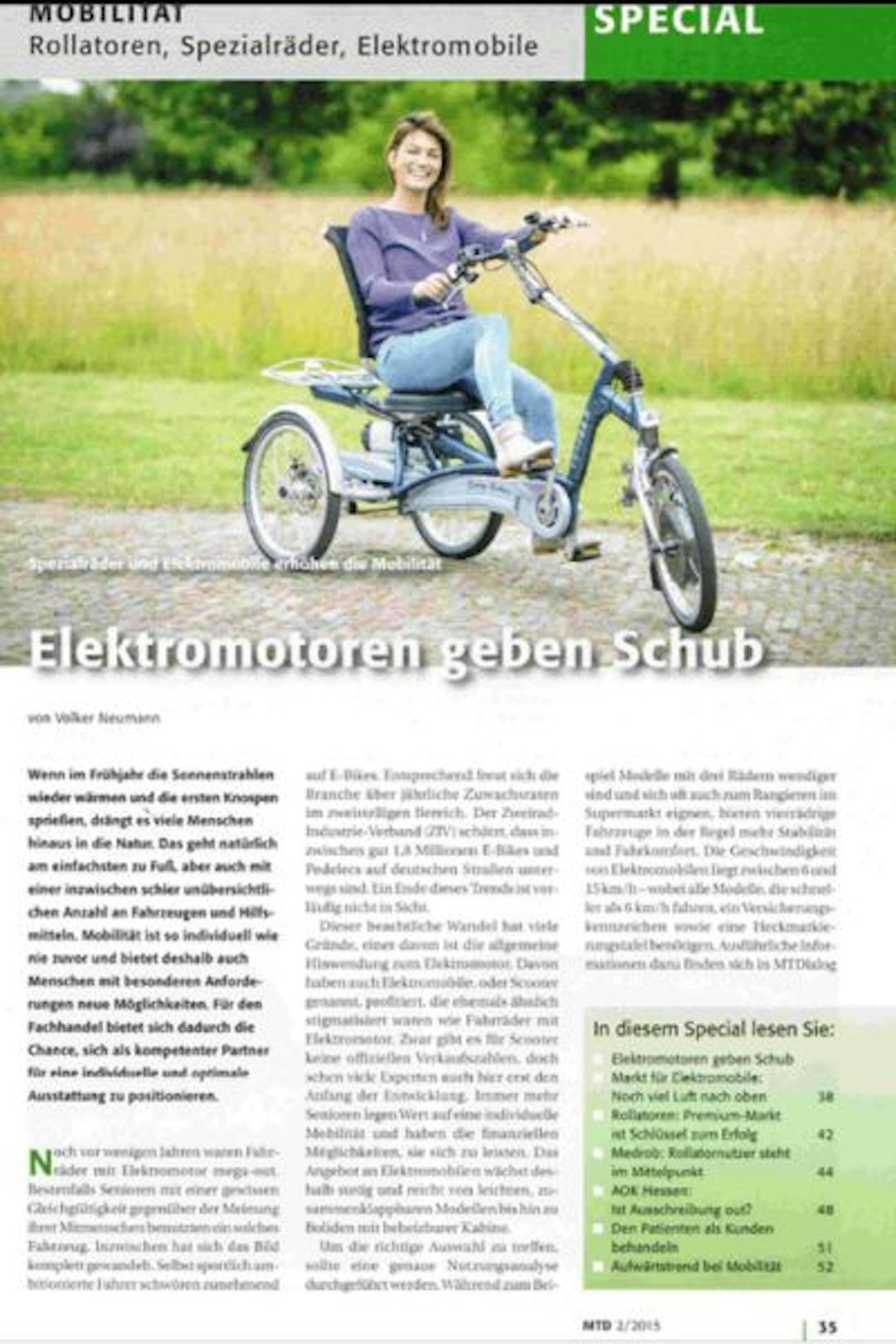 Special needs bikes