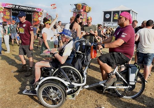 VeloPlus Van Raal wheelchair bike Zwarte Cross festival