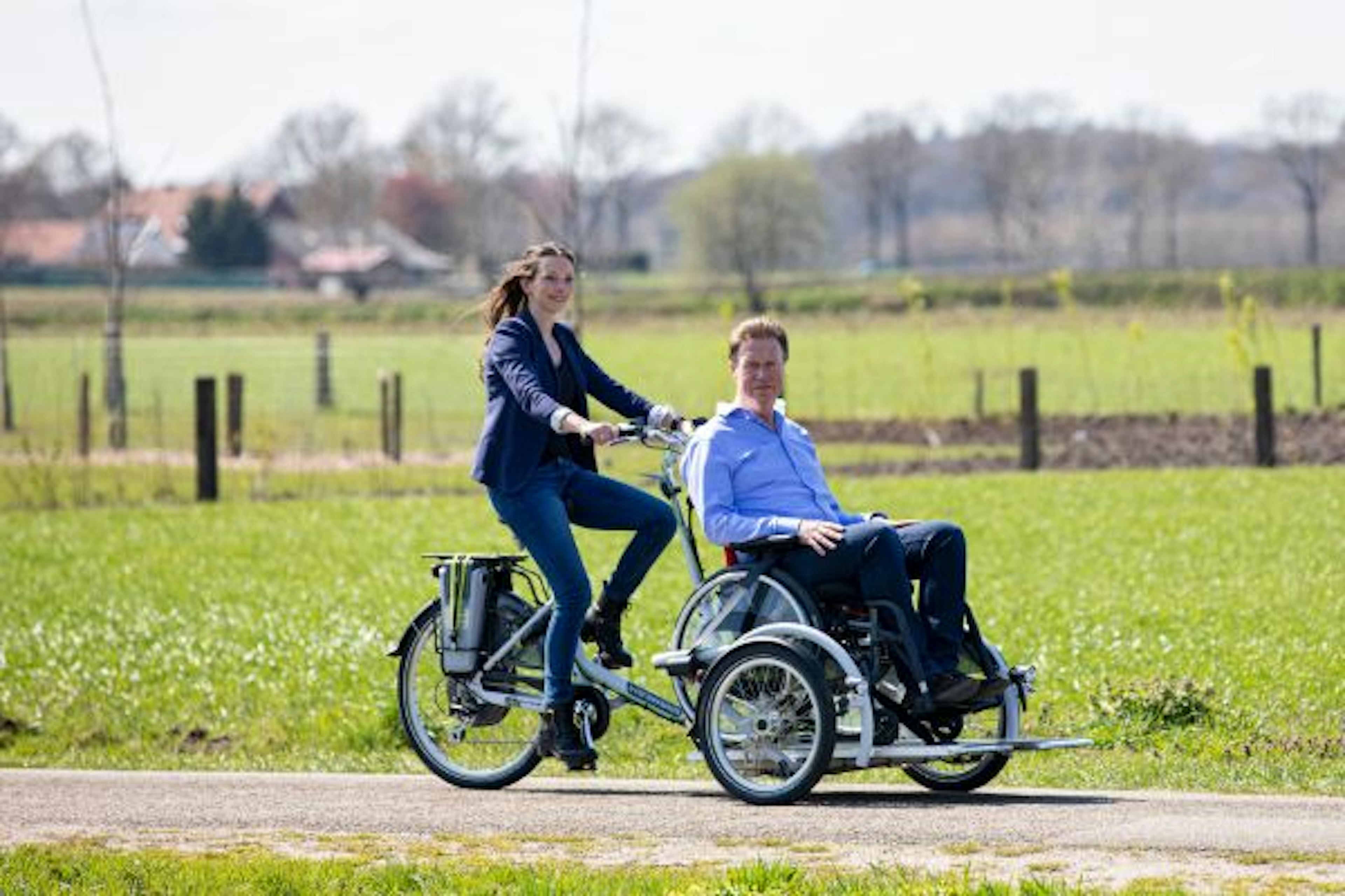 Rolstoeltransportfiets van Van Raam Varsseveld