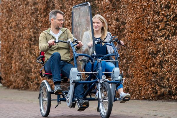 Optie Van Raam duofiets tussenscherm corona