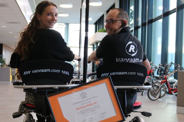 Van Raam in finale Koning Willem 1 Award Fun2Go duo bike