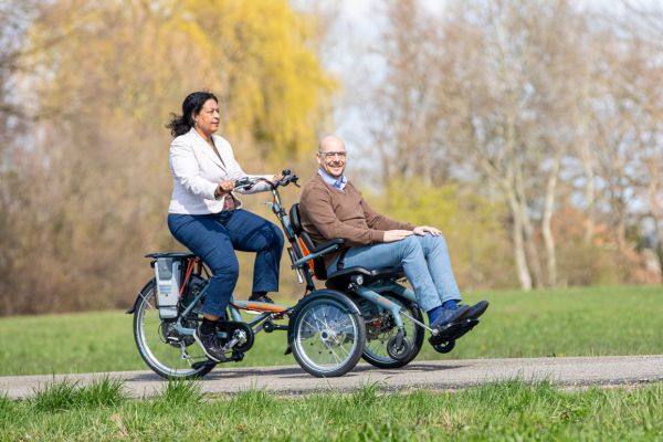 7 useful tips to buy a cargo bike - Van Raam OPair wheelchair bike