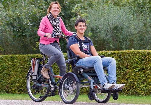 OPair rolstoelfiets Van Raam aangepaste fietsen