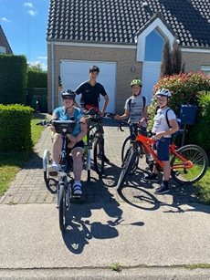Radfahren mit dem Easy Rider-Dreirad für Erwachsene von Van Raam - Kundenerlebnis Nancy Walravens