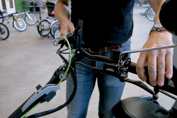 The Best Posture on the Easy Rider Bike adjusting Handlebars 