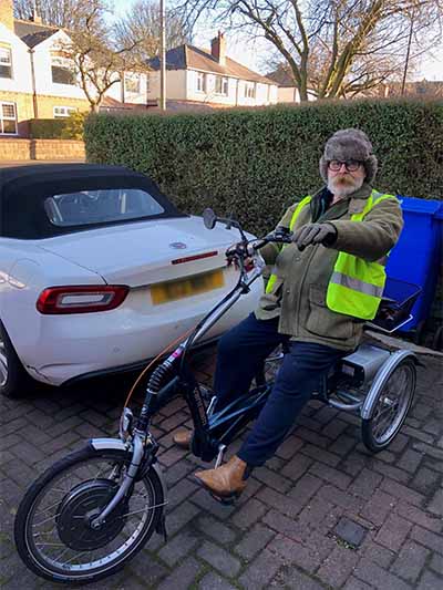 Kundenerfahrun Easy Rider Elektro-Dreirad Jim McVittie