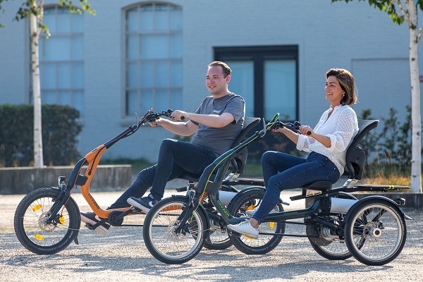 Gebruik elektrische driewieler Easy Rider Van Raam