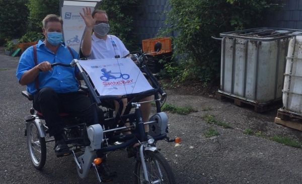 Van Raam Fun2Go parallel Tandem ausleihen in Bielefeld