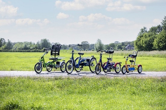 Radfahren mit MS auf einem angepassten Van Raam Fahrrad