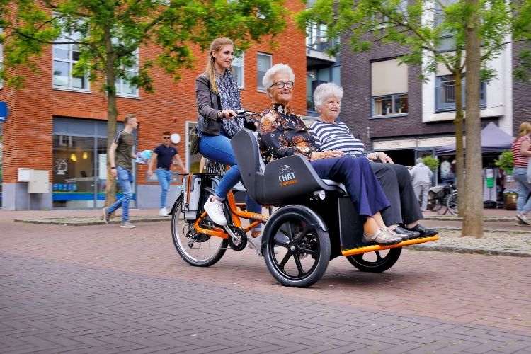 Van Raam's riksja fiets Chat