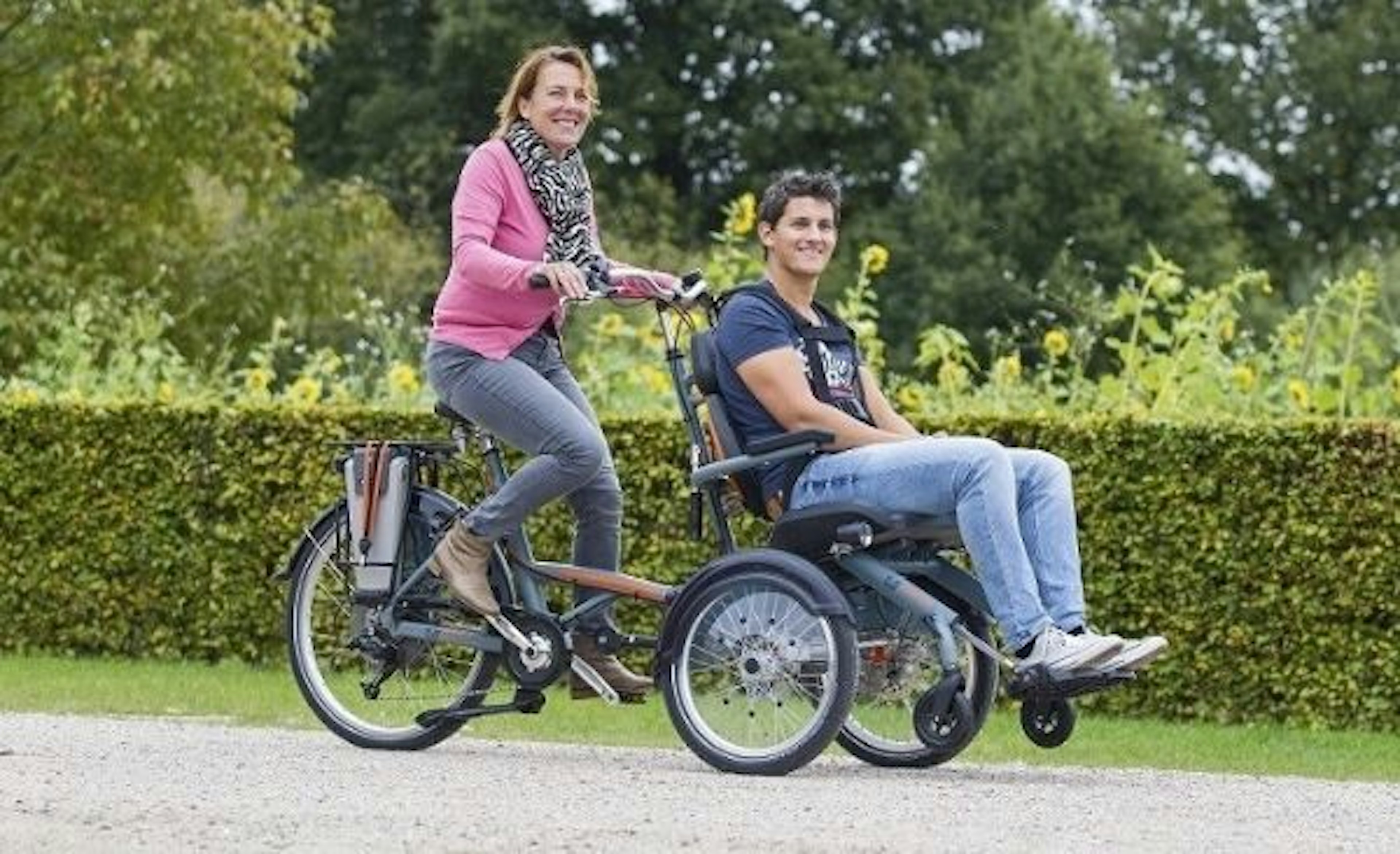 OPair rolstoelfiets met comfortabele zitting van Van Raam