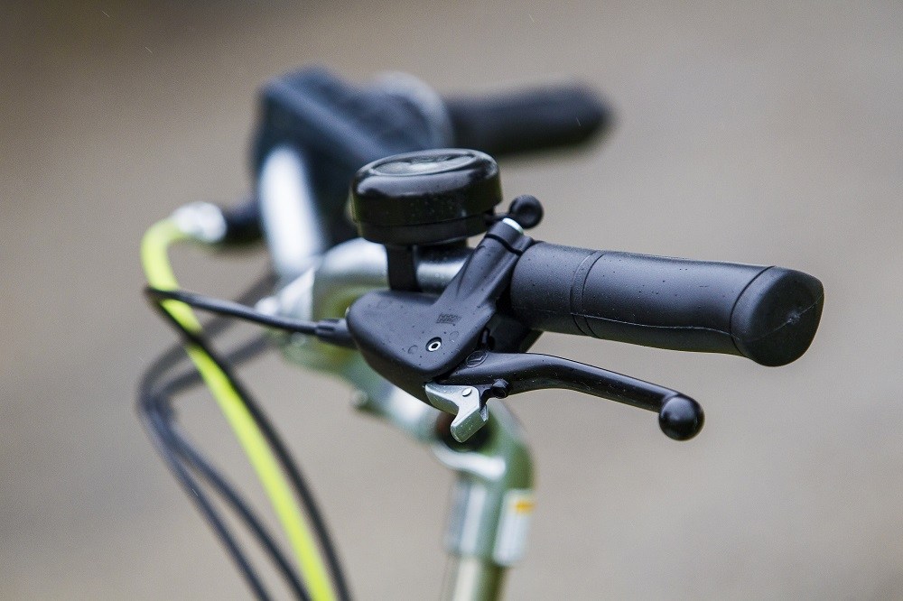 parking brake wheelchair bike