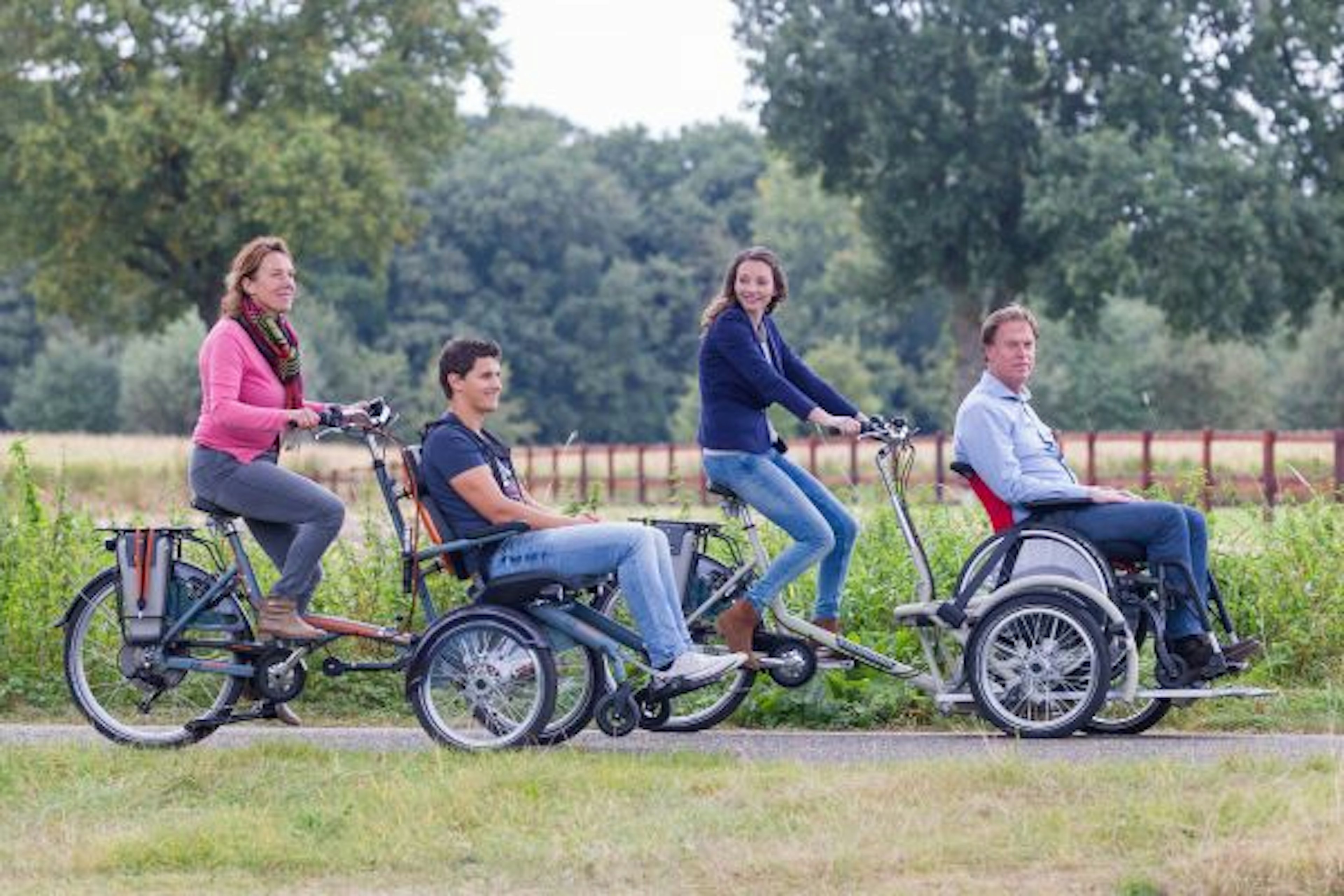 Rollstuhlfahrräder von Van Raam 