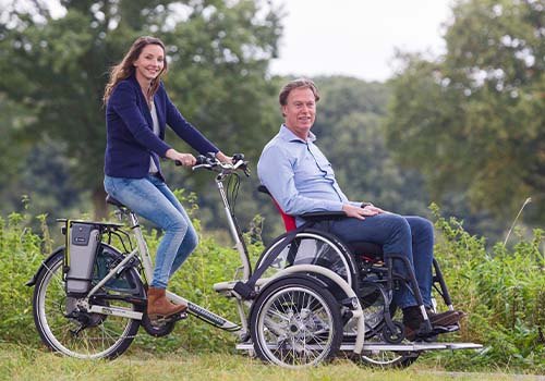 VeloPlus Rollstuhlfahrrad Van Raam Spezialräder