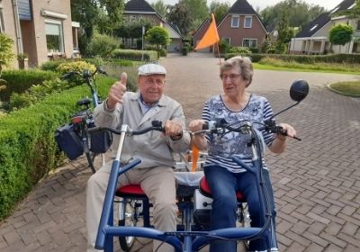 Optie Van Raam duofiets spiegel