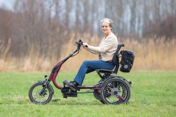 Easy Rider Compact tricycle cycling independently with limited mobility Van Raam
