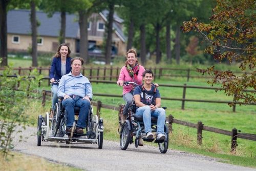 Steady wheelchair bikes by Van Raam