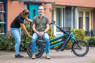 Draaibare stoel duofiets