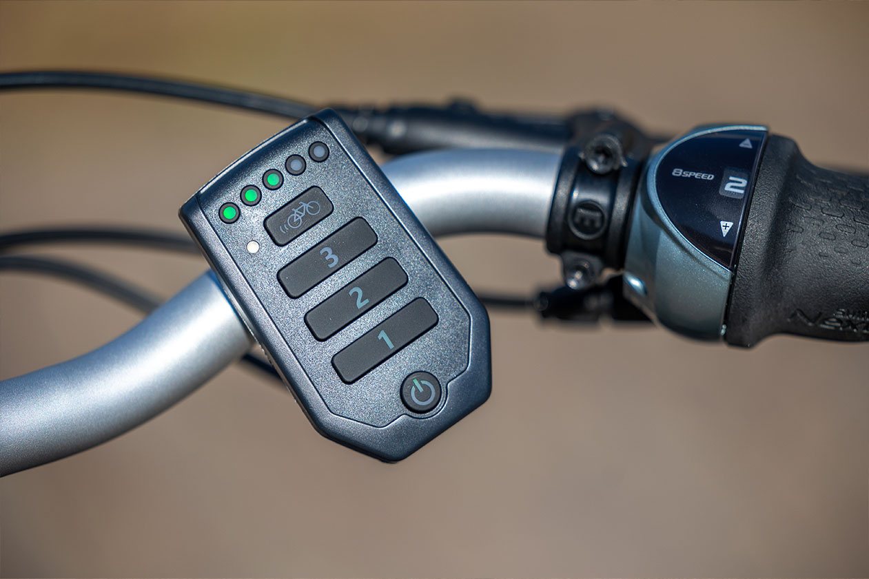 Display Balance electric low entry bike Van Raam