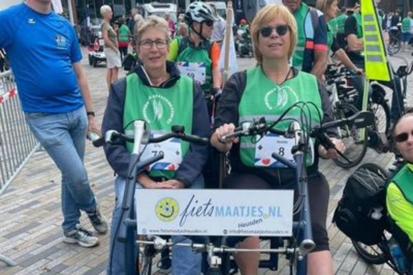 Van Raam Fun2Go side-by-side tandem at the Limitless Eleven Cities Tour