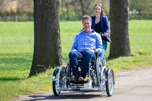Van Raam rolstoeltransportfiets VeloPlus transportfiets