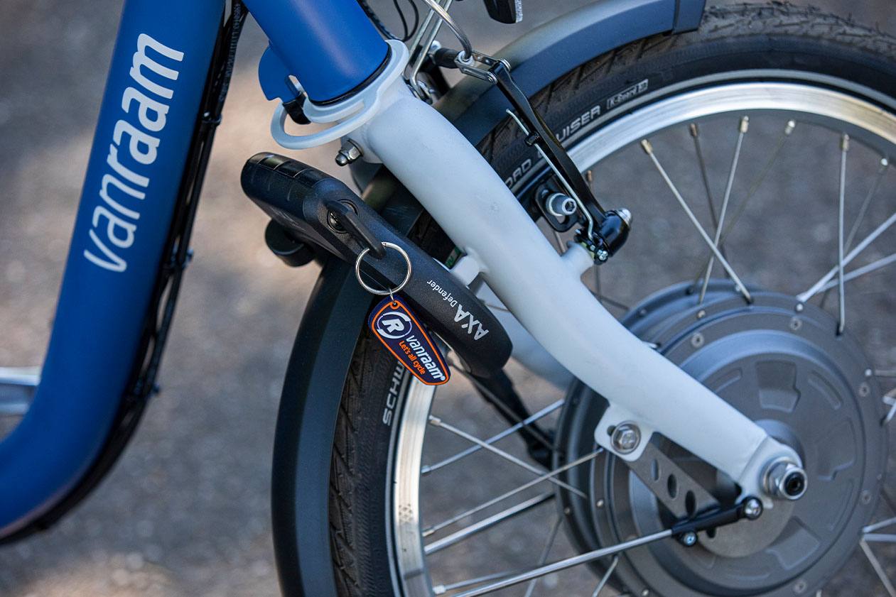 Van Raam Midi tricycle bike lock