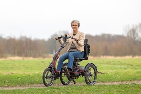 Anti-Kipp-Räder am Easy Rider Compact Sesseldreirad von Van Raam