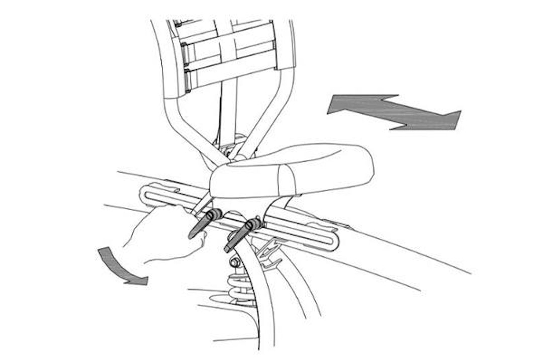 changing position backrest and saddle van raam easy rider