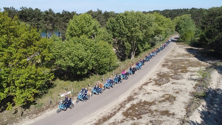 Nieuwe fietsroute met duofietsen van Van Raam