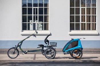 Fahrradanhänger Adapter für das Van Raam Easy Rider Dreirad