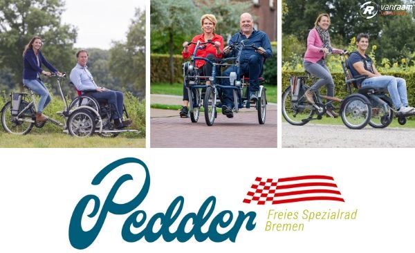Van Raam fiets huren in Bremen met fietsproject Pedder