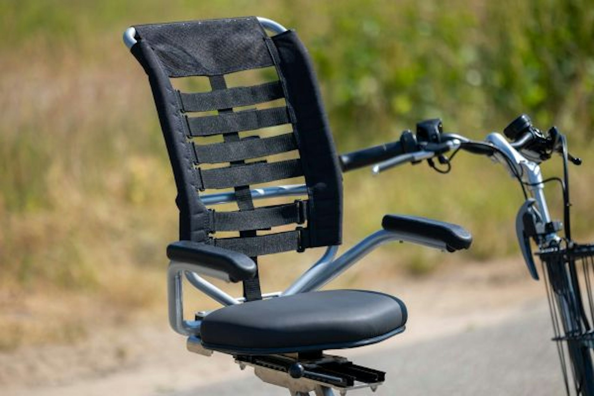 Comfort seat for Van Raam special needs bike