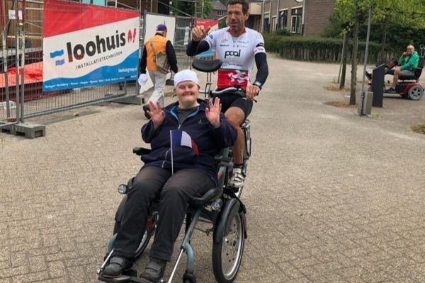 Le Tour De GOAL 2019 op de rolstoelfiets OPair