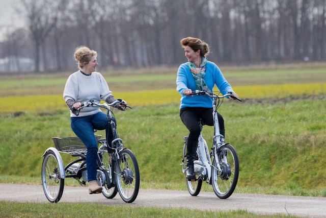 Van Raam Balance und Maxi Comfort Fahrräder mit Tiefeinstieg