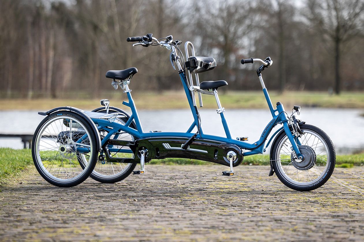 Kinder Dreirad Tandem Elektro Kivo Plus Van Raam