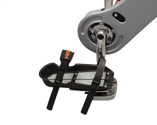 Side by side tandem foot fixation on pedal