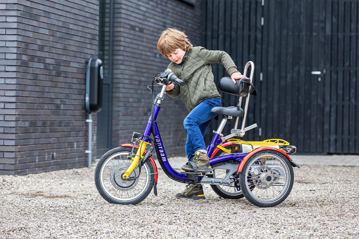 Van Raam mini tricycle for special needs child